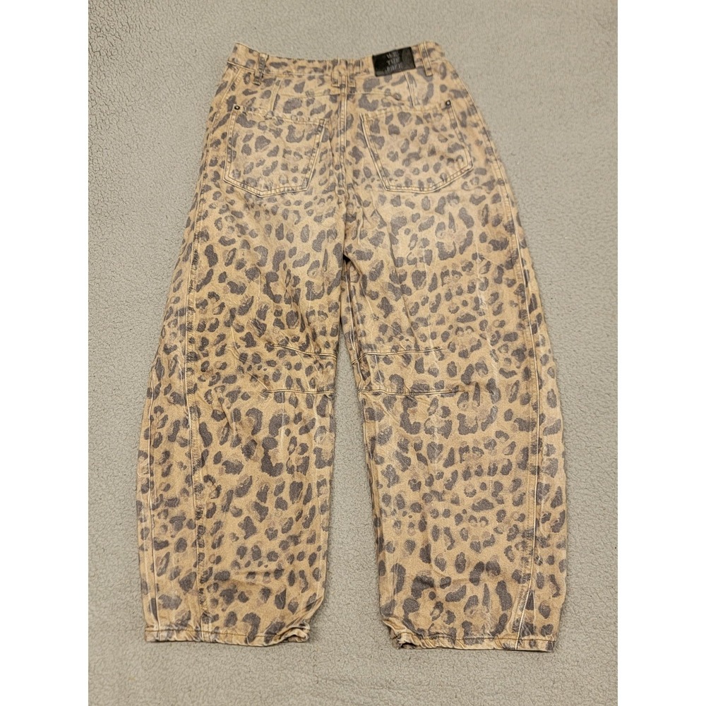 We The Free Leopard Print Jeans - Brown and Black - Picture 13 of 16